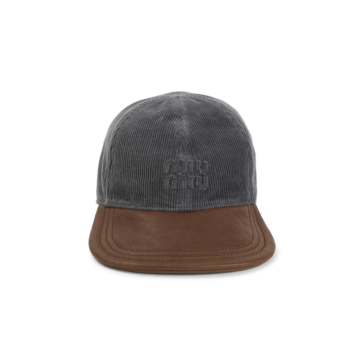 Miu Miu Cotton Logo Baseball Cap