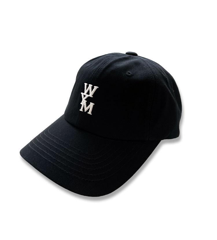 WOOYOUNGMI WYM Embroidered Logo Baseball Cap Black