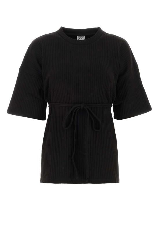 BASERANGE Short Sleeve T-Shirt FSHTRIB000 BLACK DOM