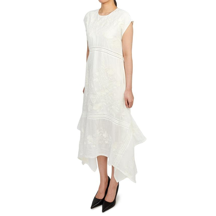 ALLSAINTS Off White Sleeveless Midi Dress