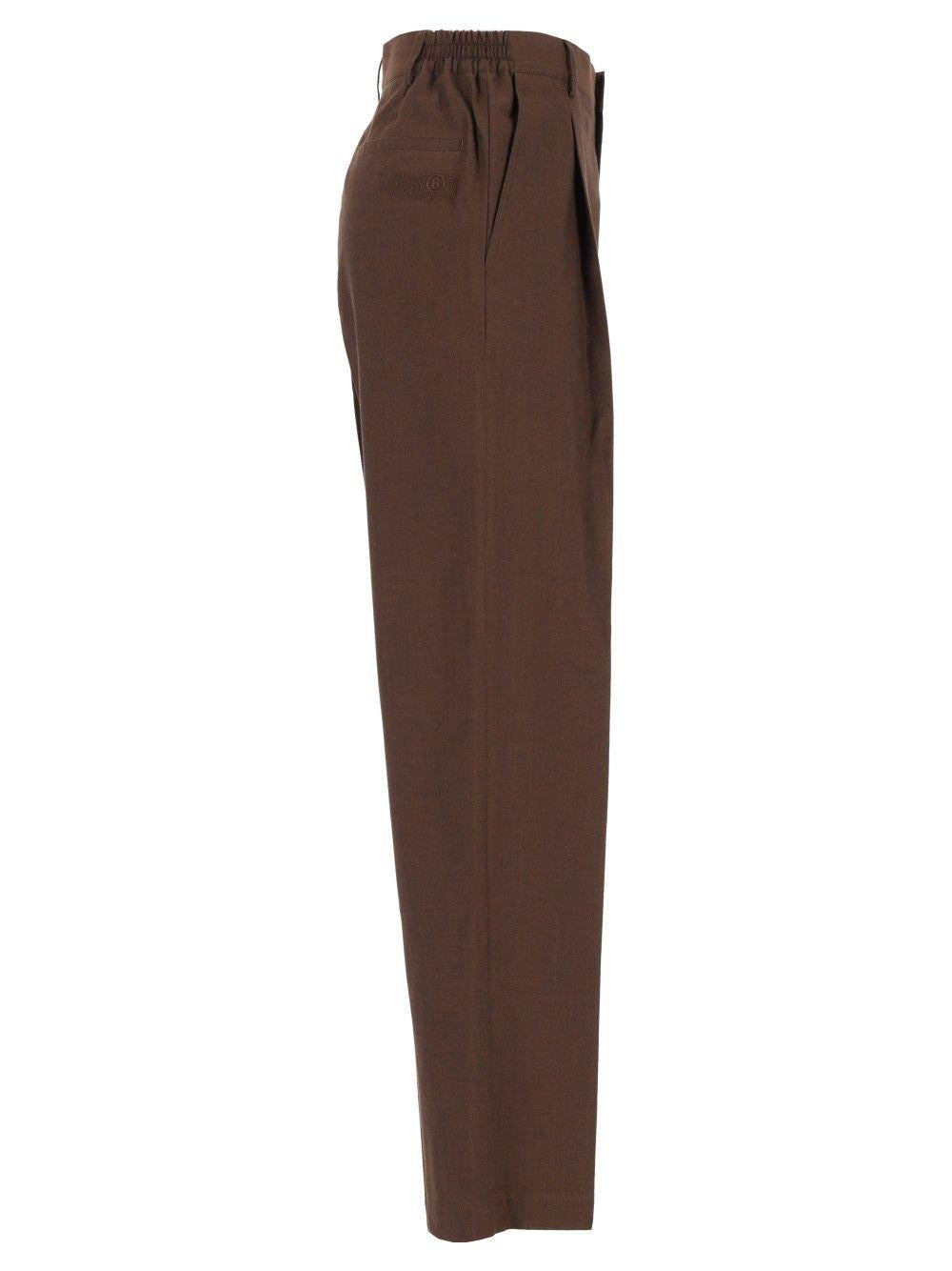 Maison Margiela Black Cotton Trousers Suit Pants for Men
