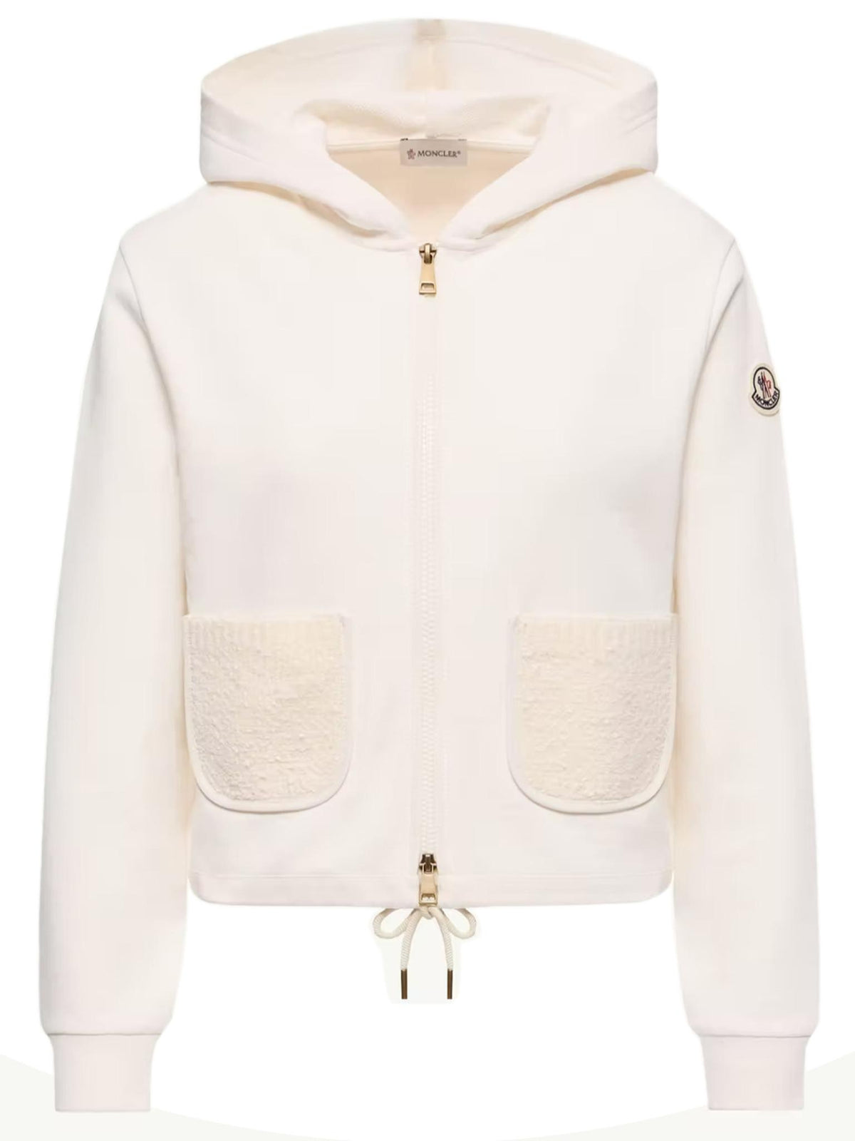 Moncler Navy Cotton Logo Sweatshirt