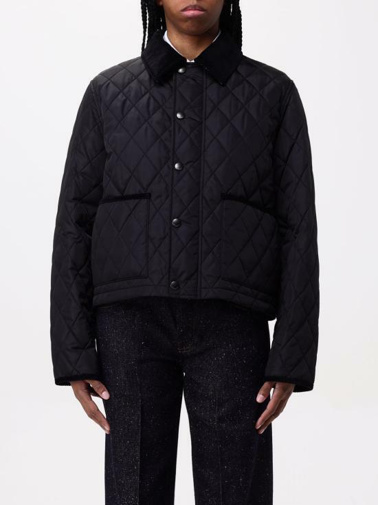 BURBERRY Cropped Quilted Nylon Jacket