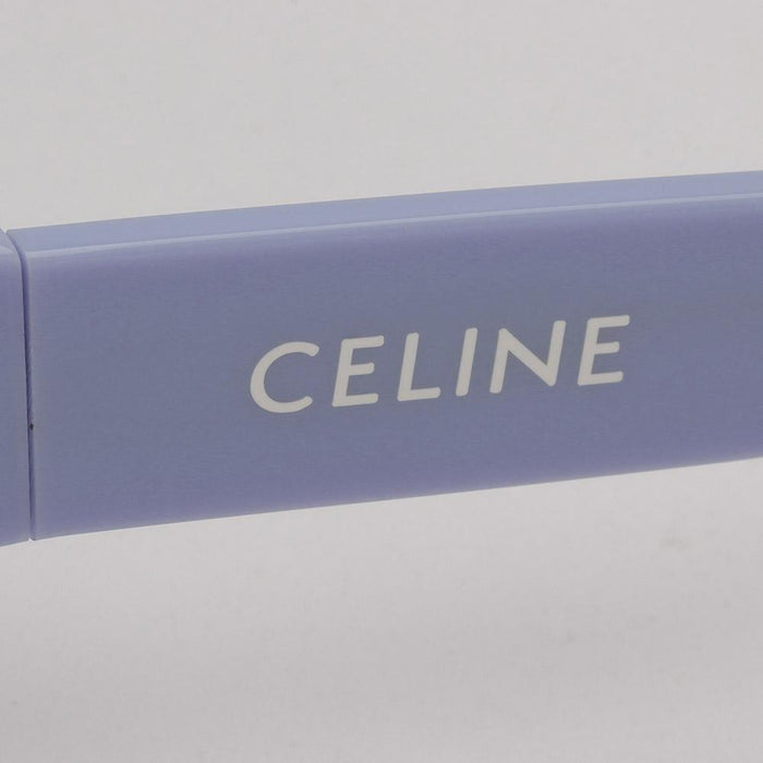 CELINE Monochrome 01 Lilac Acetate Square Sunglasses