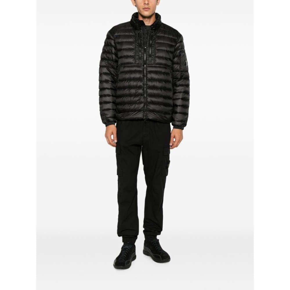 CP Company Lens Badge DD Shell Black Puffer Jacket