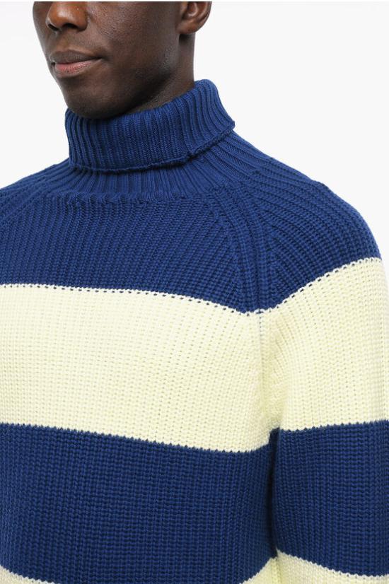 SUNNEI Turtleneck Knit Sweater Men’s Fall/Winter CRTWMKNW002KNT016LYEB DOM