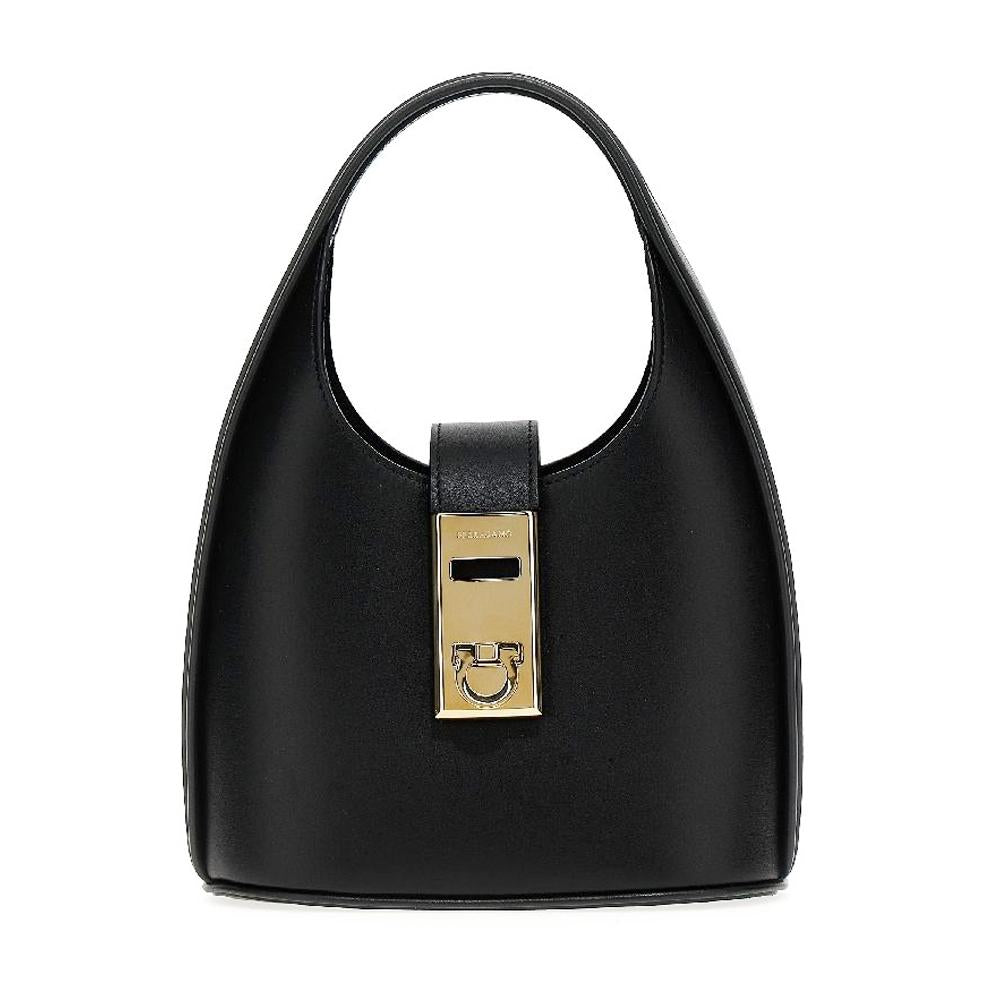 Ferragamo Gold Gancini Mini Crossbody Hobo Bag 21 3978 0764454