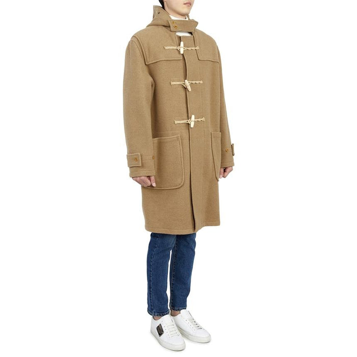 GLOVERALL Monty Hooded Duffel Coat Camel Men's Wool
