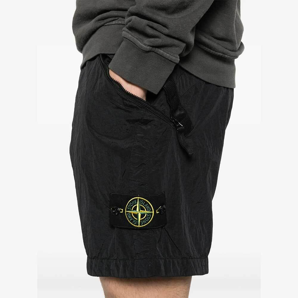 STONE ISLAND Nylon Metal Shorts Black Men’s Shorts L100008
