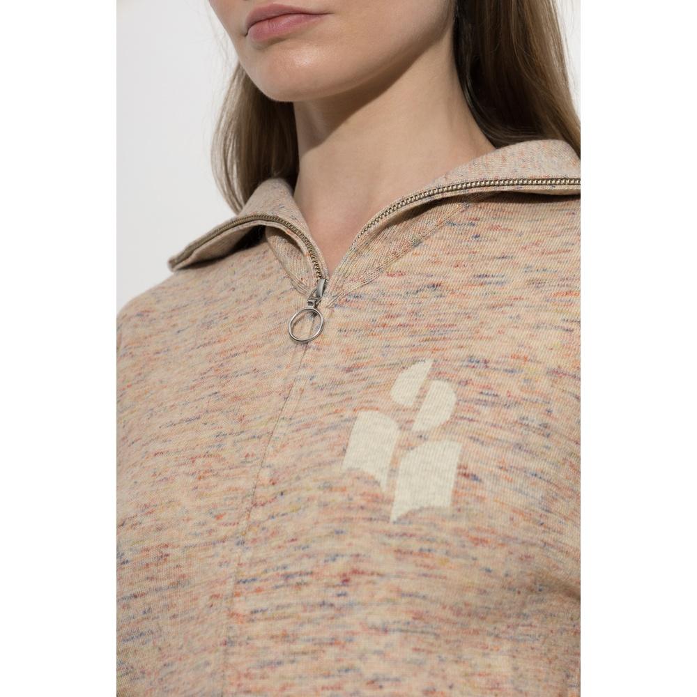 Isabel Marant Koxxi Women’s Zip-Up Knit Cardigan Pink