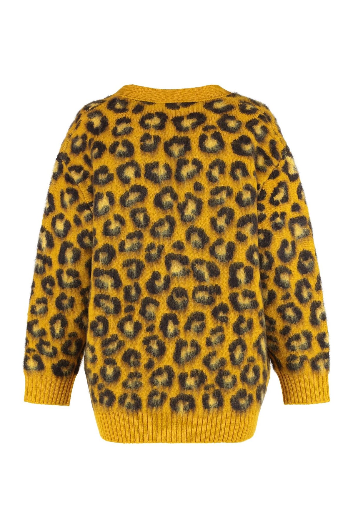 Bottega Veneta Yellow Wool Knit Cardigan