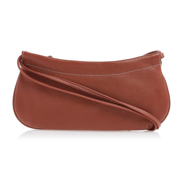 STAUD Tate Shoulder Bag Rust Brown Leather Women’s
