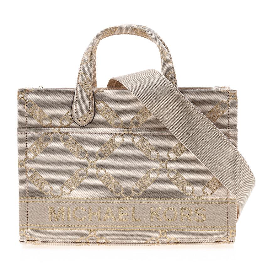 Michael Kors Women’s Gigi Empire Logo Jacquard Tote Bag