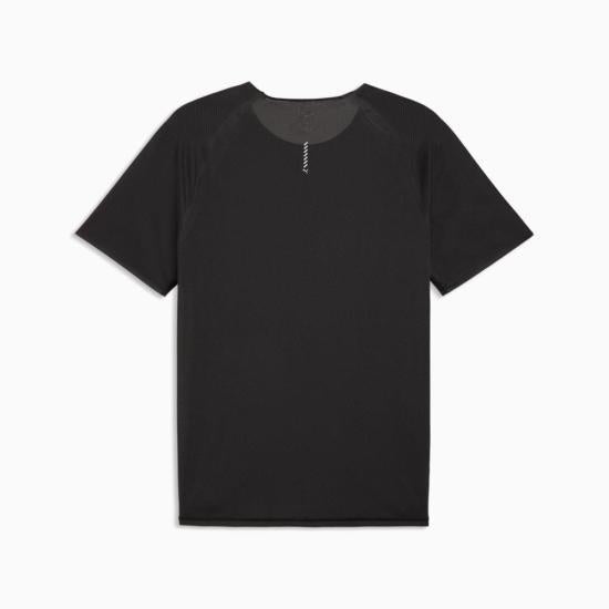 PUMA Short Sleeve T-Shirt Men’s Cotton Casual Tee Black White 528419 01 DOM
