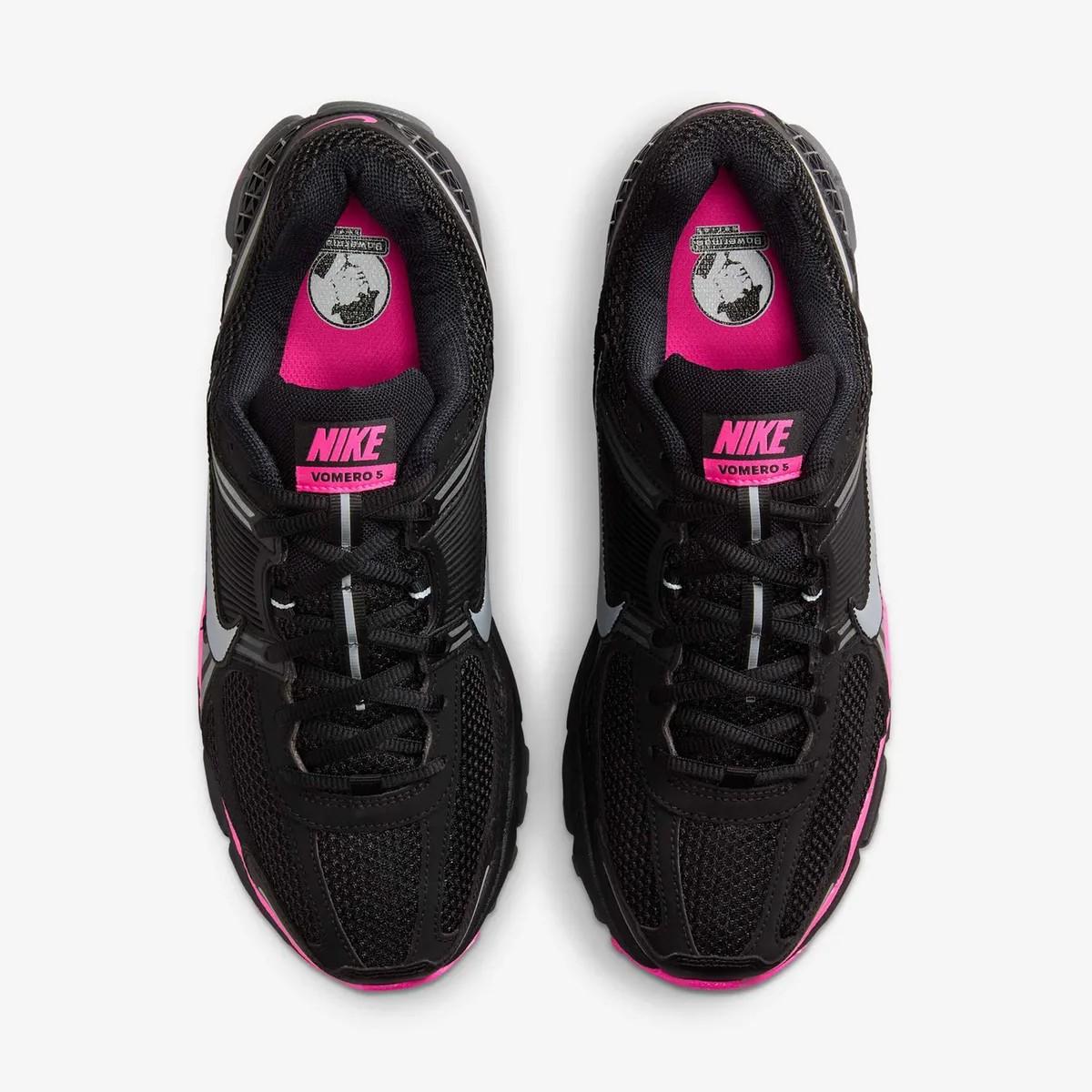 Nike Zoom Vomero 5 Black Pink Low-Top Sneakers FB9149 004