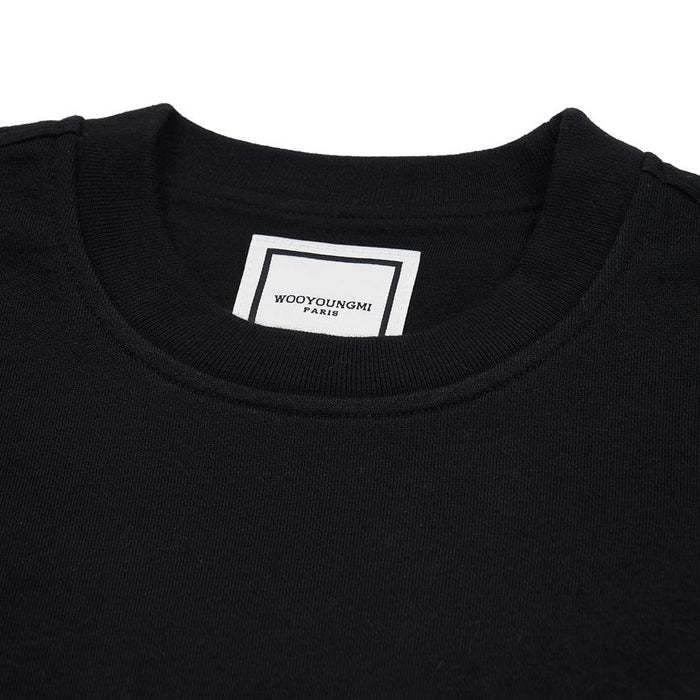 WOOYOUNGMI Women’s Back Logo Sweatshirt Navy
