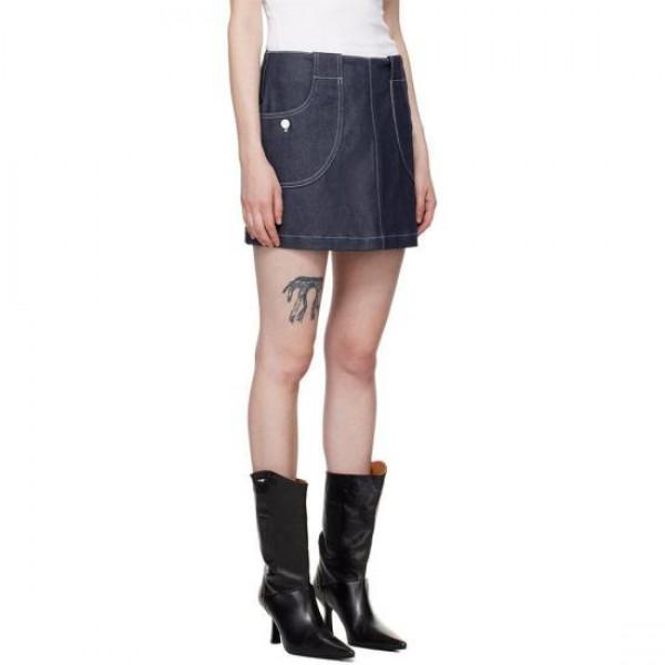 A.P.C. Samantha Denim Midi Skirt