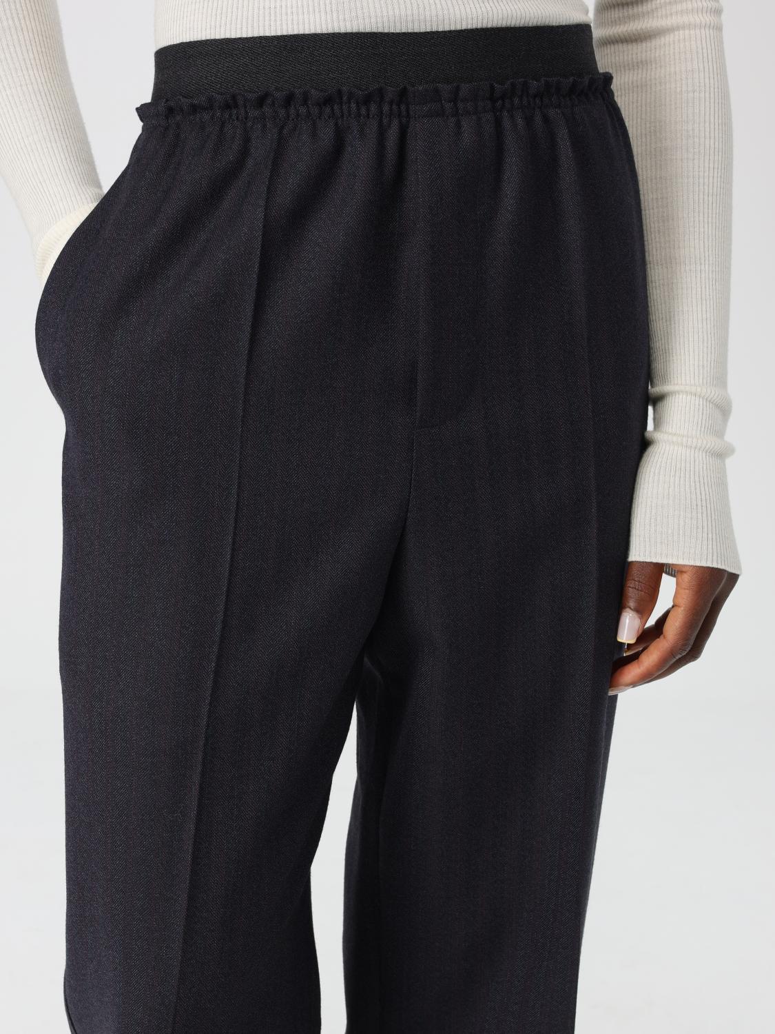 Bottega Veneta Black Wool Classic Dress Pants