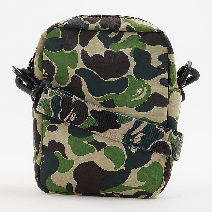 BAPE Men’s ABC Camo Shark Mini Crossbody Bag Green