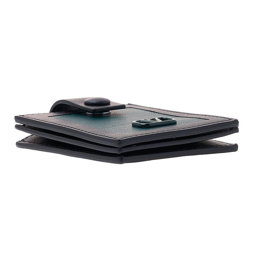 VALENTINO Garavani V Logo Signature Leather Card Holder for Men
