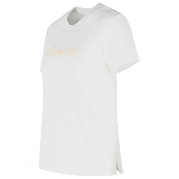 Moncler Women's Logo Embroidered Cotton T-Shirt