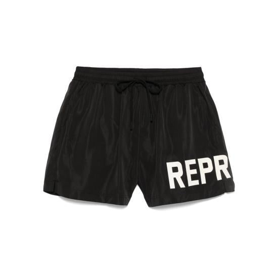 REPRESENT Black Drawstring Short Pants MLM10023201