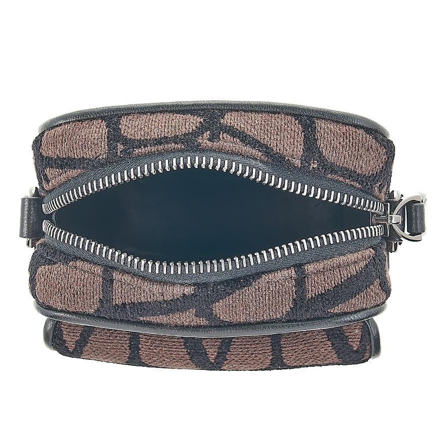 VALENTINO Garavani Iconography V Logo Crossbody Bag Black Unisex