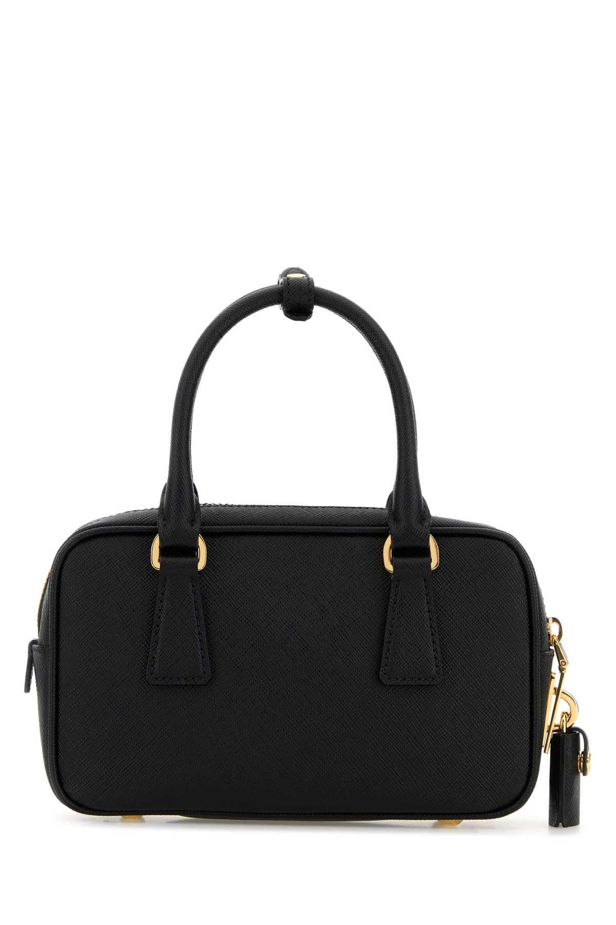 PRADA Black Saffiano Leather Tote Bag
