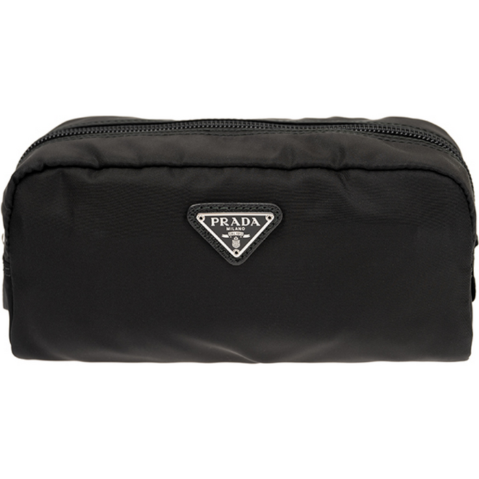 PRADA Tessuto Nylon Triangle Logo Medium Pouch Shoulder Bag 1NA350 2BQP F0002