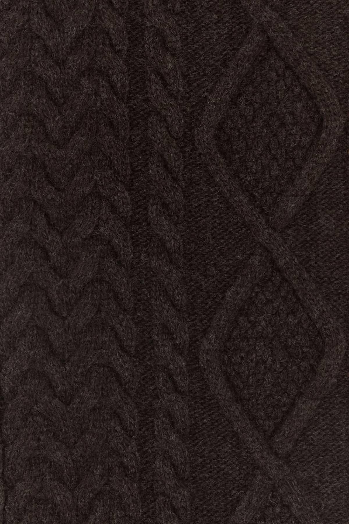 Miu Miu Gray Wool Scarf