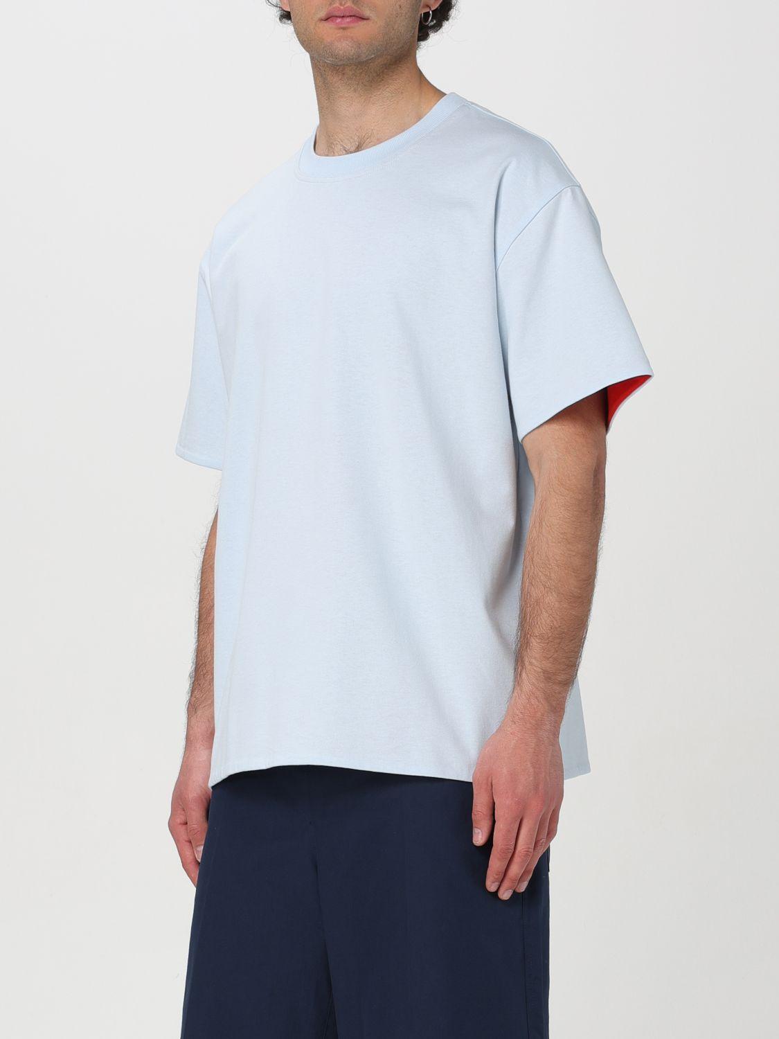 Bottega Veneta Blue Cotton Short Sleeve T-Shirt