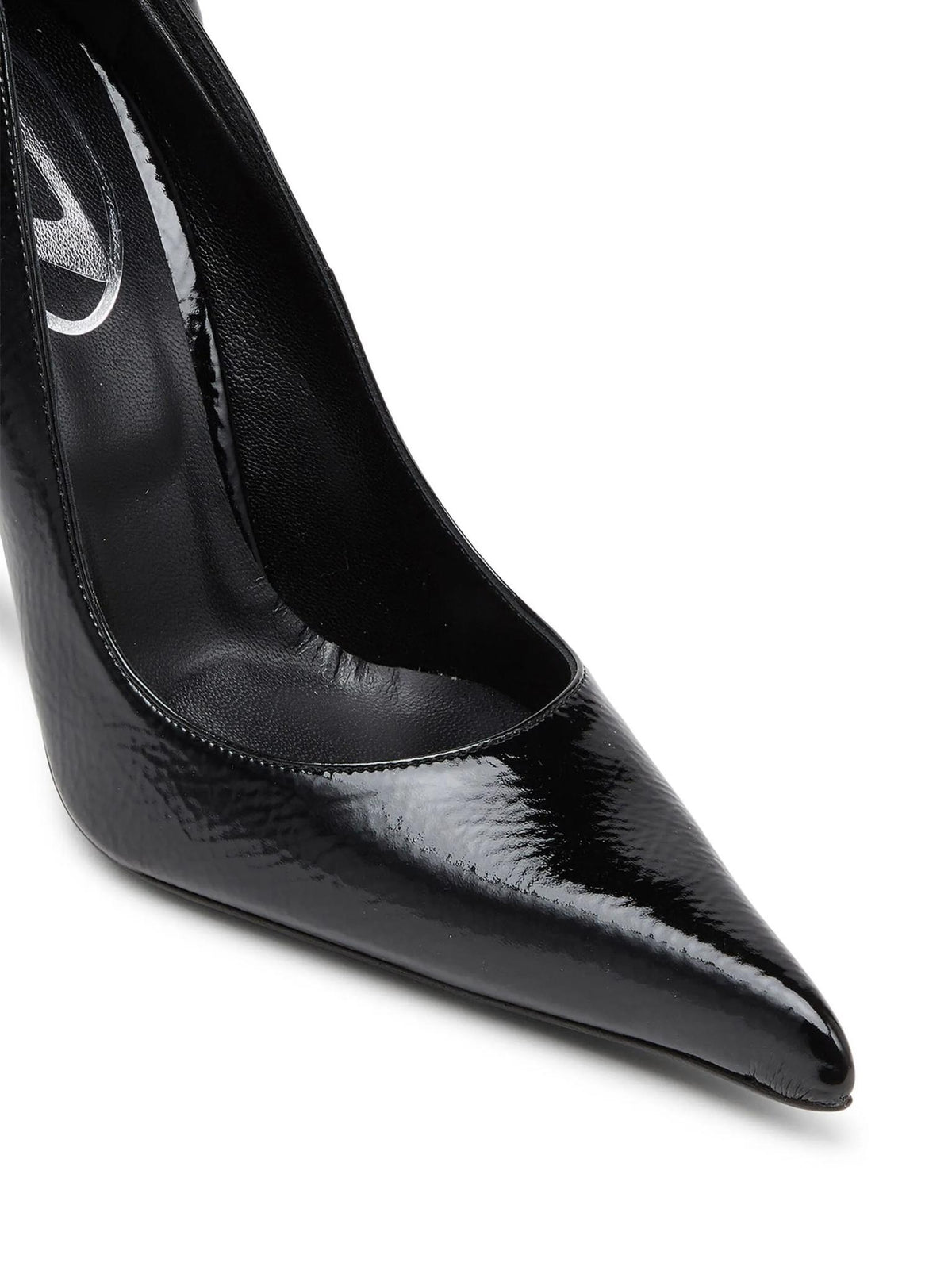 DIESEL Black Leather Mary Jane Pumps
