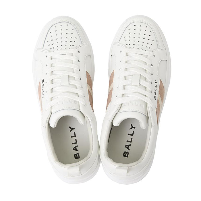 BALLY Women’s Low-Top Sneakers White Leather