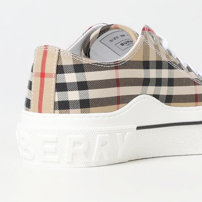 BURBERRY Vintage Check Cotton Low-Top Sneakers 8050506