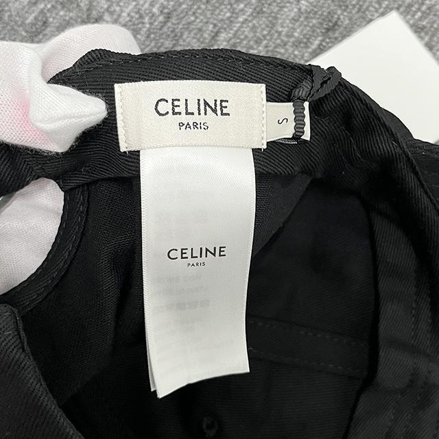CELINE Triomphe Ricolieu Baseball Cap Navy