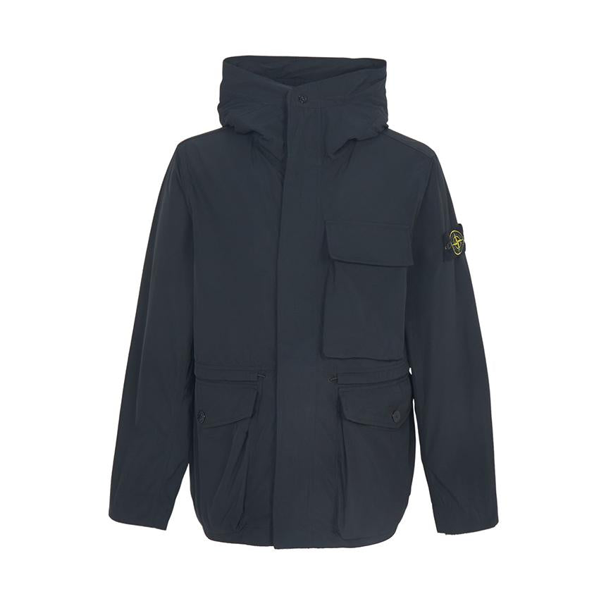 STONE ISLAND Men’s Hooded Jacket Black