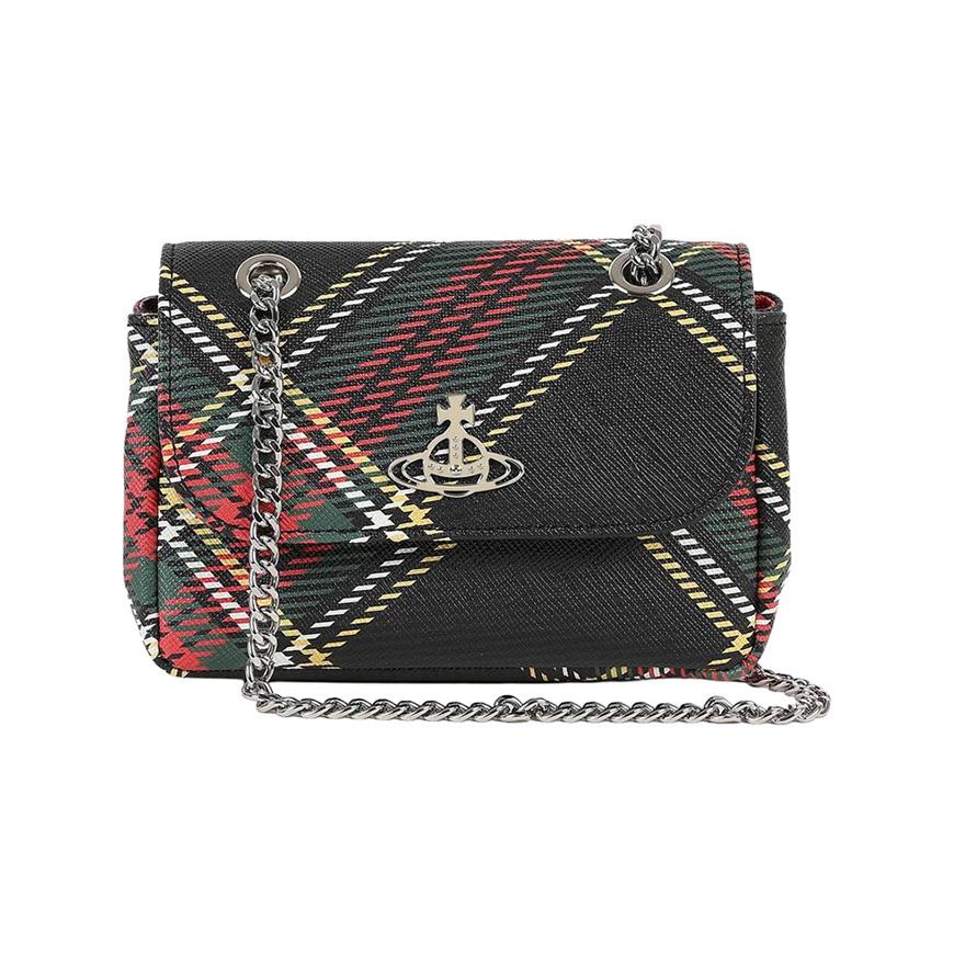 Vivienne Westwood Women’s Small Purses Crossbody Bag Black Leather