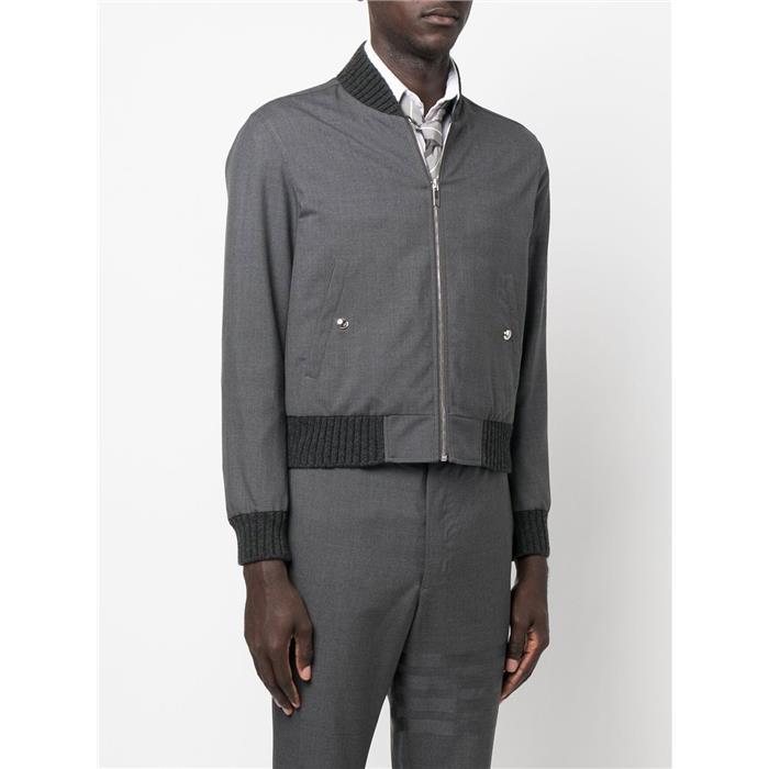 THOM BROWNE 4-Bar Plain Jacket Dark Gray Men’s MJO030A 06146 025