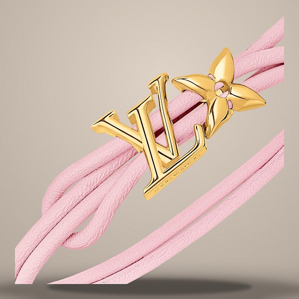 Louis Vuitton LV Bloom Strap Bracelet Gold-Tone M4823Z
