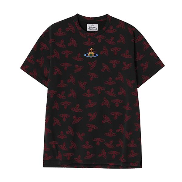 Vivienne Westwood Orb Logo Monogram Short Sleeve T-Shirt for Men
