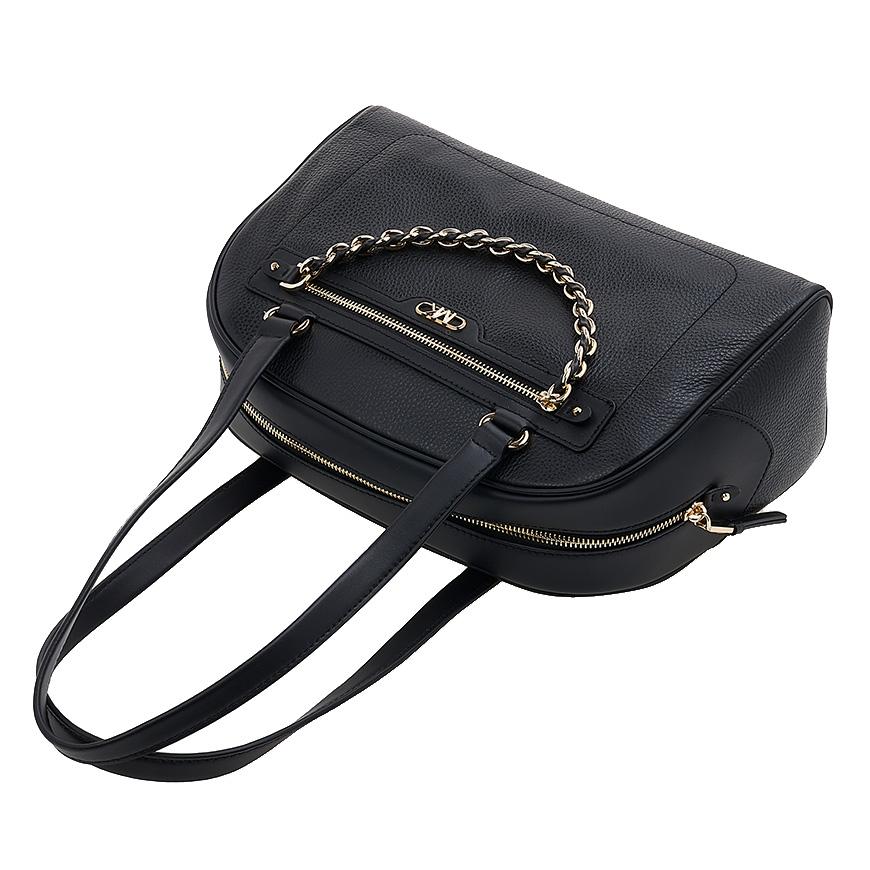 Michael Kors Women’s Chain Shoulder Bag Black Leather Shoulder Bag