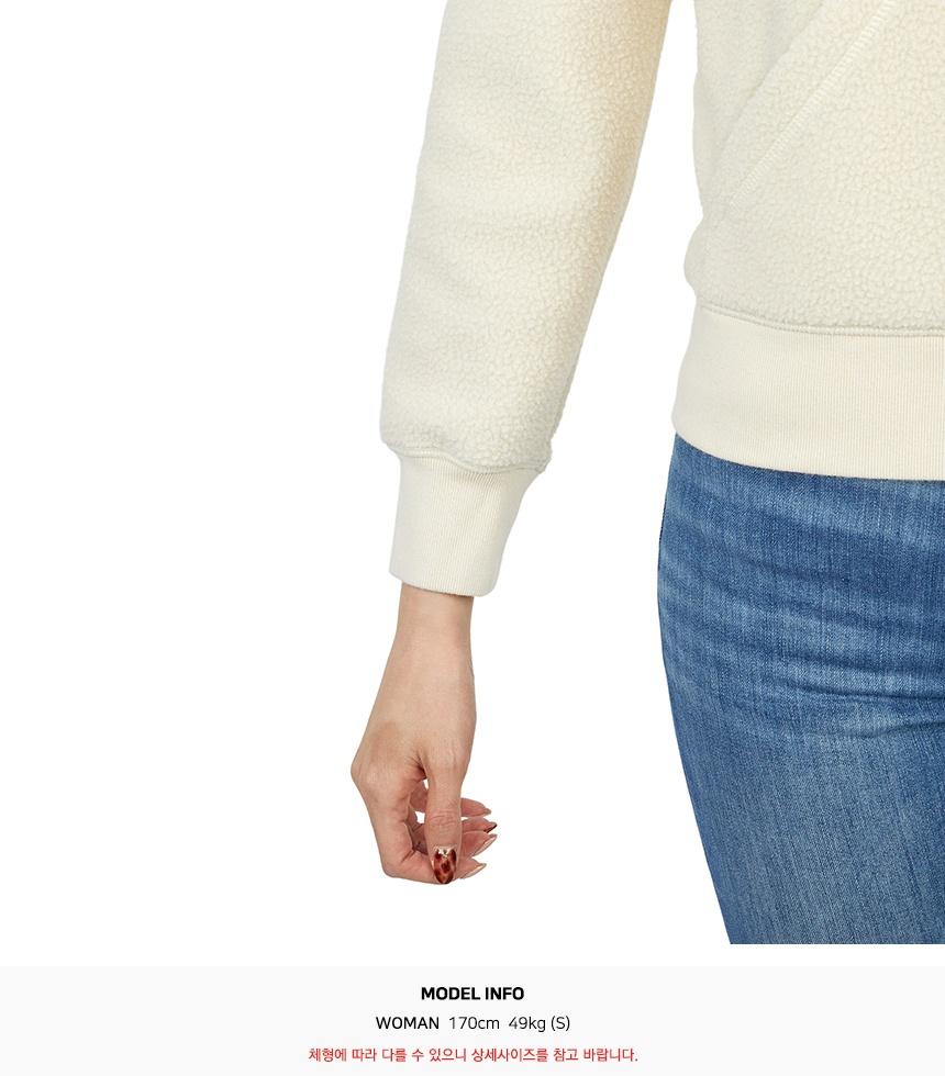 SPORTY&RICH Women’s Cream Hoodie Sweatshirt