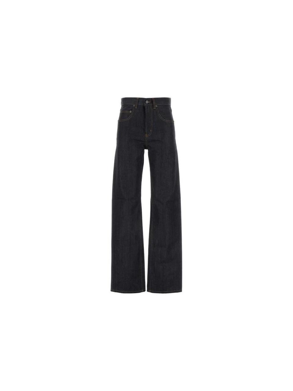 Saint Laurent Straight Leg Denim Jeans Blue 795345 Y23HA 4020