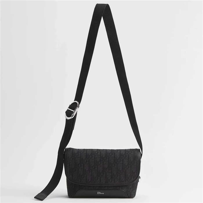 DIOR Jet Flap Strap Mini Crossbody Bag