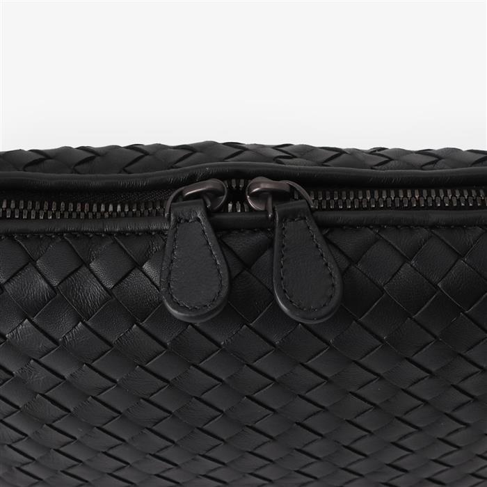 Bottega Veneta Intrecciato Nodi Mini Leather Crossbody Bag