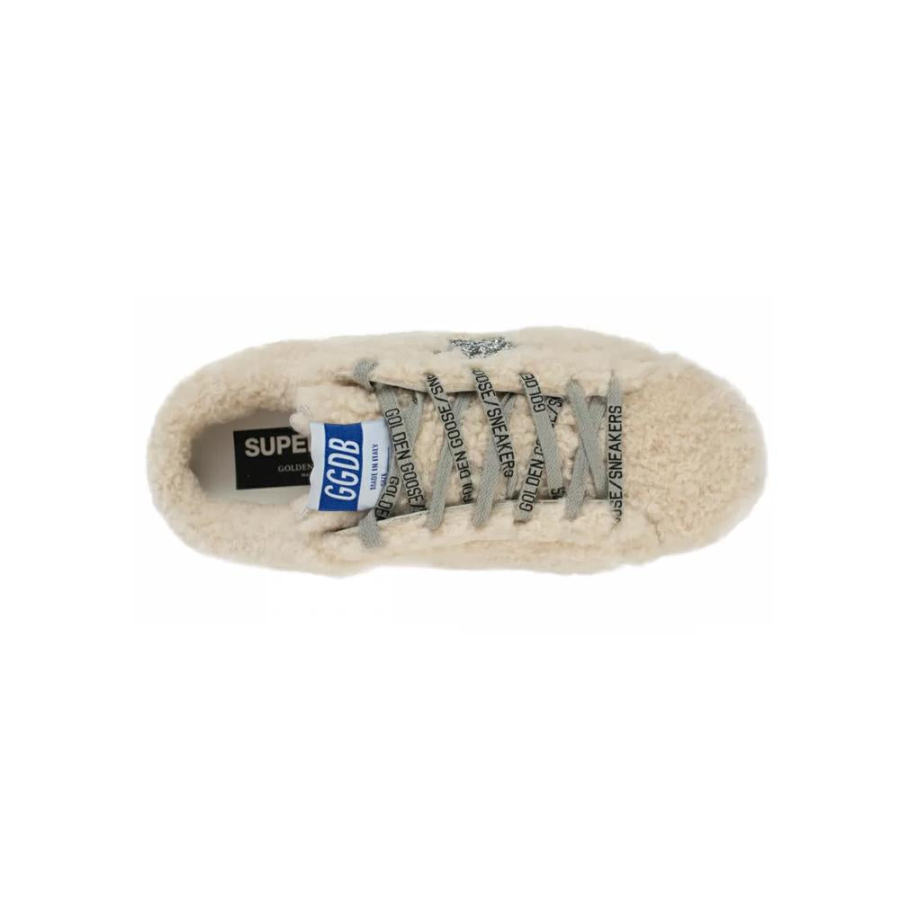 GOLDEN GOOSE Natural White Superstar Sabot Mule Low-Top Sneakers