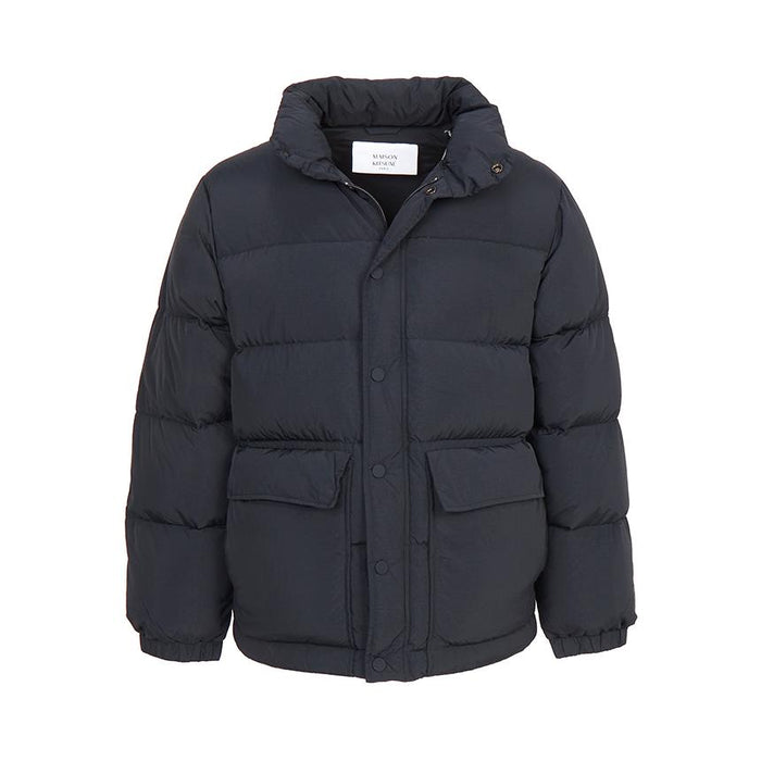 Maison Kitsune Men’s Puffer Jacket Down Coat Black PM02230 WQ4070 P199