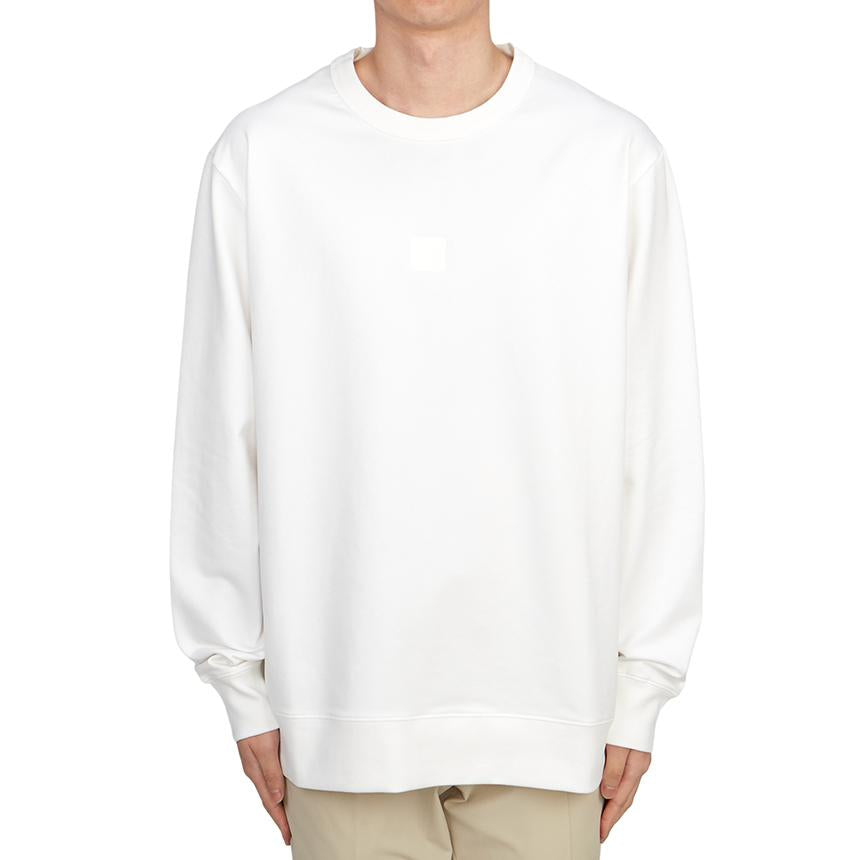 CP Company Men’s Cotton Crewneck Sweatshirt White
