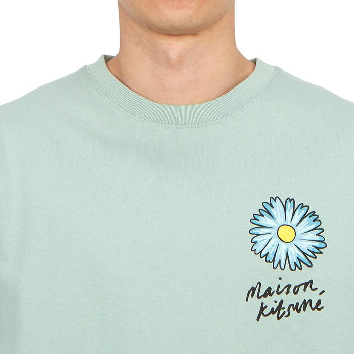 Maison Kitsune Floating Flower Men’s Short Sleeve T-Shirt