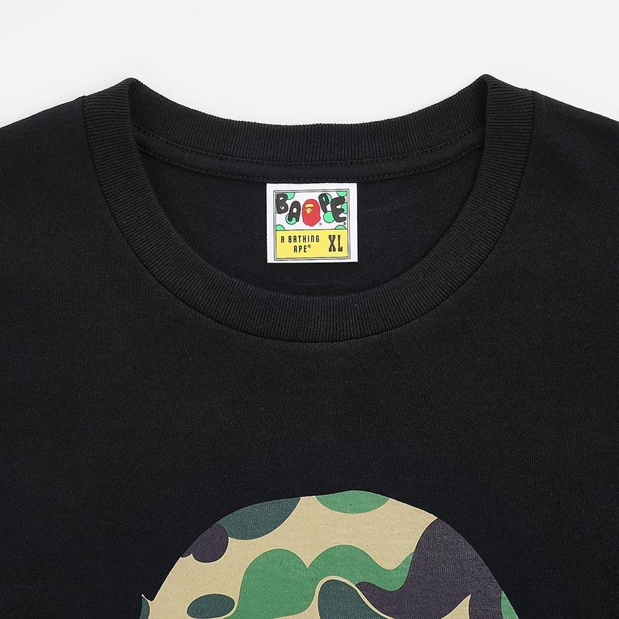 BAPE Men’s ABC Camo T-Shirt Black 001 TEM301005 MBK0